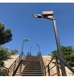ECO SOLAR 60W LED Straßenleuchte SANAN Programmierbar