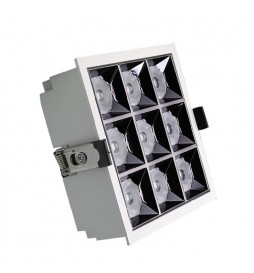 Einbauleuchte LED-Strahler  40W  OSRAM chip 18º UGR17 140lm/W