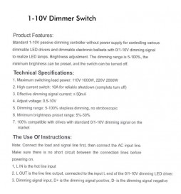 LED Dimmer  Universal 1/10V