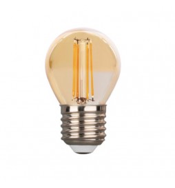 Bombilla LED E27 de Filamento G45-P45  4W