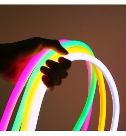 LED Neon Flex Lichtschlauchrolle RUND 220V 25m 16mm  - 9,6W/m - 3000K-4000K-6000K