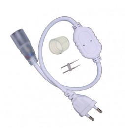 LED Neon Flex Lichtschlauchrolle RUND 220V 25m 16mm - 9,6W/m - Rot