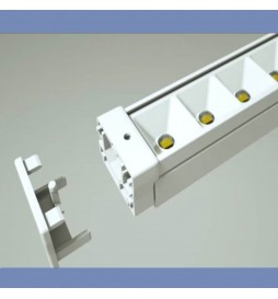 LED  Linearstrahler 28W - HALLE DYNAMICS - UGR19 - für technische Decken - Pack 2 Stück