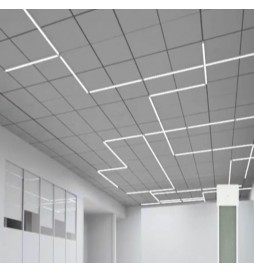 LED  Linearstrahler 28W - HALLE DYNAMICS - UGR19 - für technische Decken - Pack 2 Stück