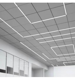 LED  Linearstrahler 28W - HALLE DYNAMICS - UGR19 - für technische Decken - Pack 2 Stück