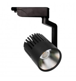 LED Strahler  40W PISA Schwarz für 1-Phasen Schienensystem 35º