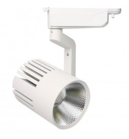 LED Strahler 40W PISA  Weiß für 1-Phasen Schienensystem 35º