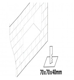 Vertiefte LED Leuchte Wand 3W IP65