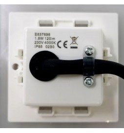 Vertiefte LED Leuchte Wand 3W IP65