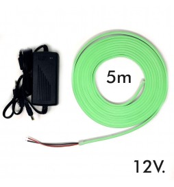 LED Stripe Neon Blau LED 6mm 12V + Stromversorgung