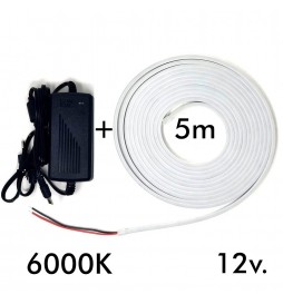 LED Stripe Neon LED 6mm 12V + Stromversorgung