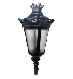 QUEEN Straßenlaterne für E27 LED-Lampe mit Arm - Aluminium