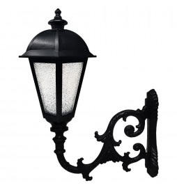 KING Straßenlaterne für E27 LED-Lampe mit Arm - Aluminium