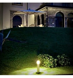 Wegeleuchte für LED Lampe E27, 60cm  Außenbeleuchtung Edelstahl