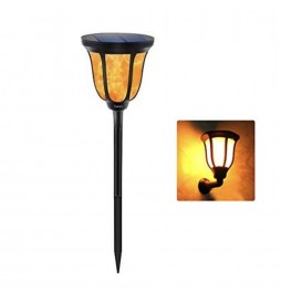 LED Fackel Solar Flammeneffekt mit Spieß