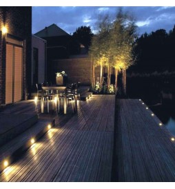 Vertiefte LED Leuchte Wand 3W IP65