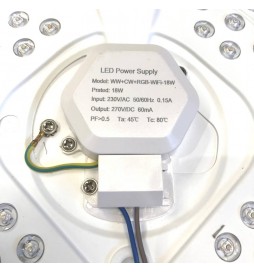 Plafón LED 18W SMART RGB+CCT - Regulable