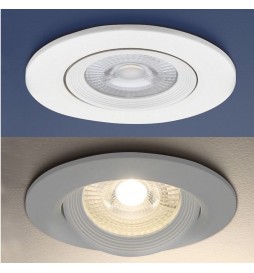 LED Strahler Downlight Schwenkbar Rund Weiß 7W - CCT