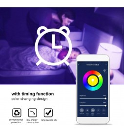 LED-Glühbirne 7W SMART Wifi RGB+CCT-Filament - A60 Dimmbar - E27