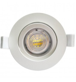 LED Strahler Downlight Schwenkbar Rund Weiß 7W - CCT