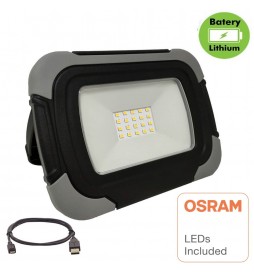 10-W-OSRAM-LED-Strahler mit wiederaufladbarem Chip