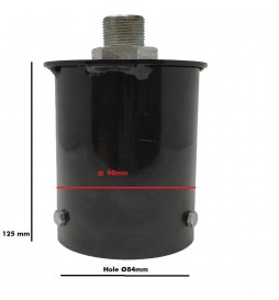 Unterstützung für LED Straßenleuchten - 90mm