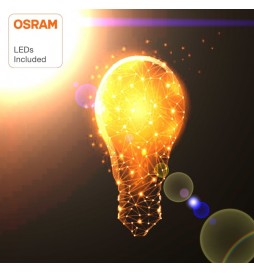 12W LED Lampe E27 R80 180º - OSRAM Chip
