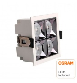 Einbauleuchte LED-Strahler  20W  OSRAM chip 18º UGR17 140lm/W