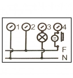 Dimmer für Drucktaste - Tonabnehmer - für LED - TRIAC