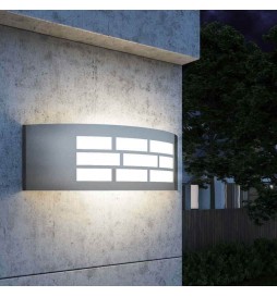 LED Wandleuchte für den Außenbereich GOTHENBURG INOX für E27 Lampen IP44
