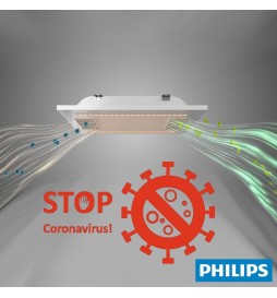 60x60 LED-Panel mit Luftfiltersystem - Philips UV-C Keimtötungslampe
