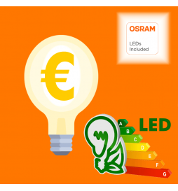 Kerze 6W LED Lampe E14 C37 180º - OSRAM Chip