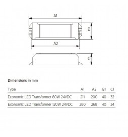 Netzteil 24V - PHILIPS - 60W - IP20