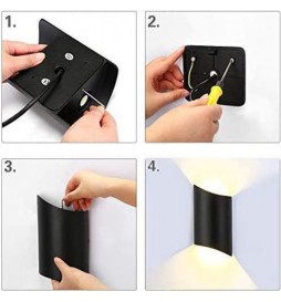 LED Wandleuchte 10W HORTEN Außenbeleuchtung