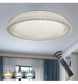 LED Deckenleuchte 36W TURKU  - Dimmbar - CCT + Fernbedienung