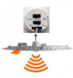 LED Einbauleuchte Rund 20W mit Bewegungsmelder