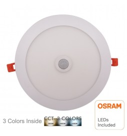 LED Einbauleuchte Rund 20W mit Bewegungsmelder