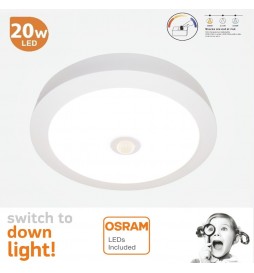 LED Deckenleuchte 20W  mit Bewegungsmelder - CCT