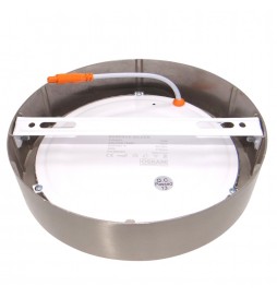 Kreisförmige Deckenfläche Silber Rahmen 15W LED - CCT