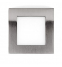 Kreisförmige Deckenfläche Silber Rahmen Quadratisch 20W LED 120º - CCT