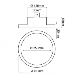 LED Hallenstrahler 150W UFO OSRAM Chip
