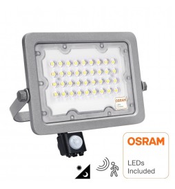 LED-Flutlichtstrahler 30W AVANT OSRAM CHIP DURIS E 2835 - Bewegungssensor PIR