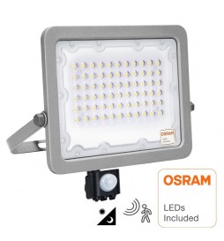 LED-Flutlichtstrahler 50W AVANT OSRAM CHIP DURIS E 2835 - Bewegungssensor PIR