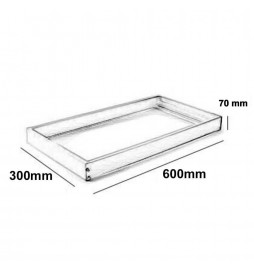 Plattenoberfläche Kit 60x30 weiß