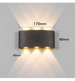 LED-Wandleuchte 6W IMATRA Outdoor