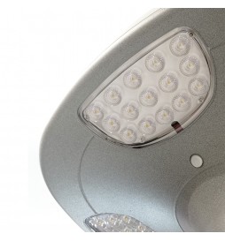 LED Straßenleuchte SOLAR 100W SUNWAY + Höhenverstellbarer tragbarer Ständer mit Rädern
