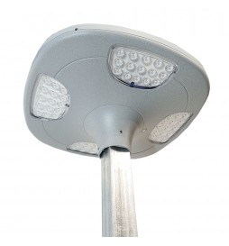 LED Straßenleuchte SOLAR 100W SUNWAY + Höhenverstellbarer tragbarer Ständer mit Rädern
