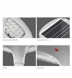 LED Straßenleuchte SOLAR 100W SUNWAY + Höhenverstellbarer tragbarer Ständer mit Rädern