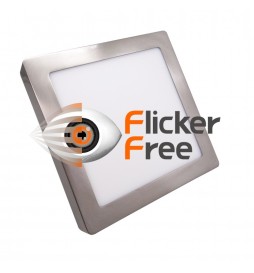 LED Deckenleuchte 20W- Quadratischer Edelstahl - CCT - OSRAM CHIP DURIS E 2835
