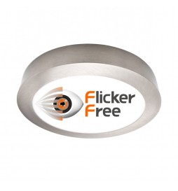 Kreisförmige Deckenfläche Silber Rahmen 15W LED - CCT